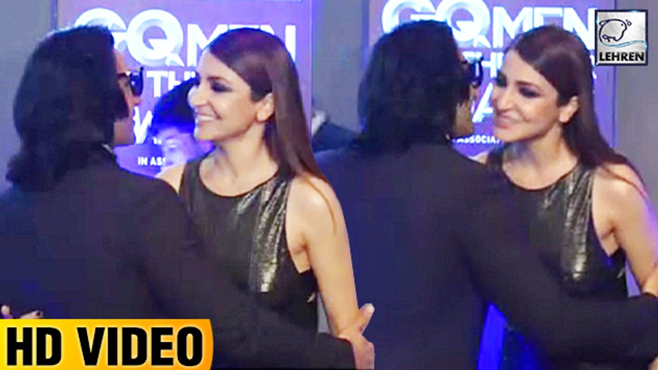 Ex Couple Ranveer Singh And Anushka Sharma HUGS Each Other At GQ Awards 2017