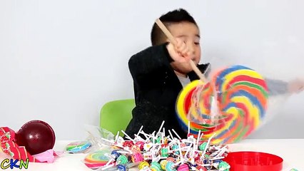 Giant Lollipops Tasting Chupa Chups Giant Candy Rainbow Swirl Giant Sweets Ckn Toys