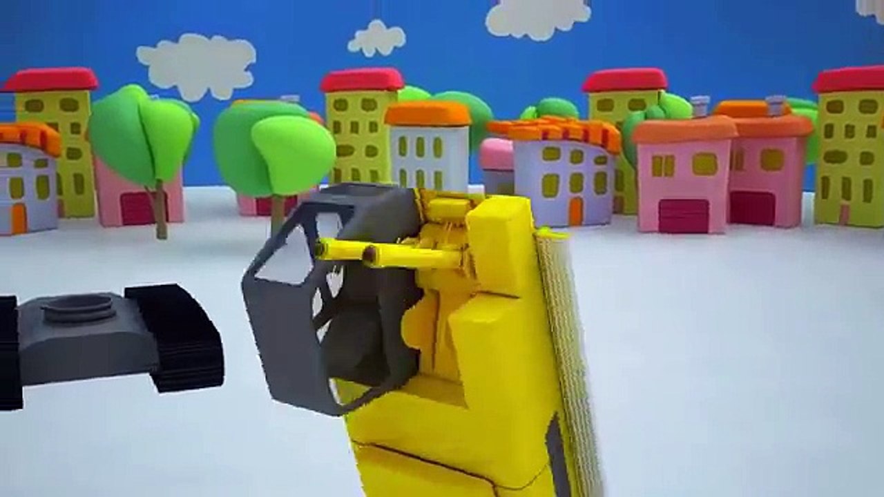 Kids 3D Construction Cartoon : Build a Crawler Excavator I Learning Construction Vehicles for Kids