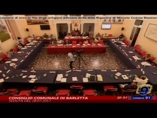 Diretta Consiglio Comunale di Barletta del 28/07/2017