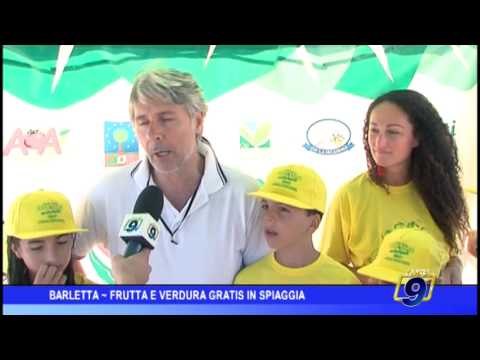 Barletta | Frutta e verdura gratis in spiaggia