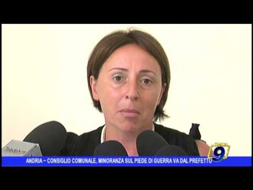 Andria |  Consiglio Comunale: minoranza sul piede di guerra va dal prefetto