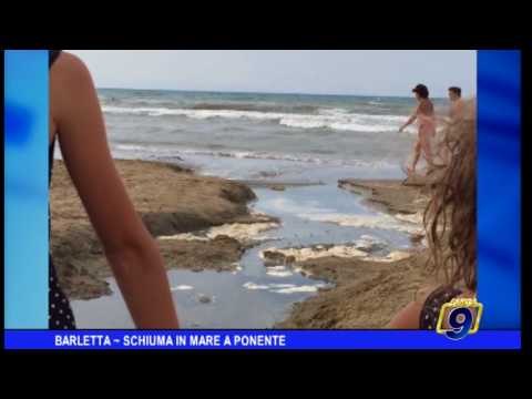 Barletta | Schiuma in mare a Ponente
