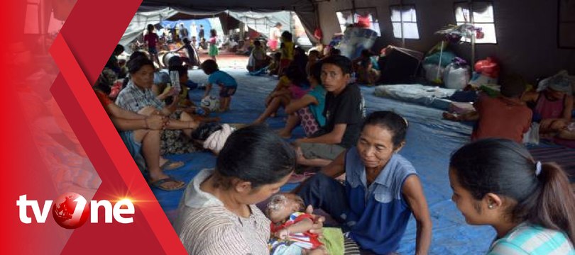 Kondisi Dari Posko Para Pengungsi Gunung Agung