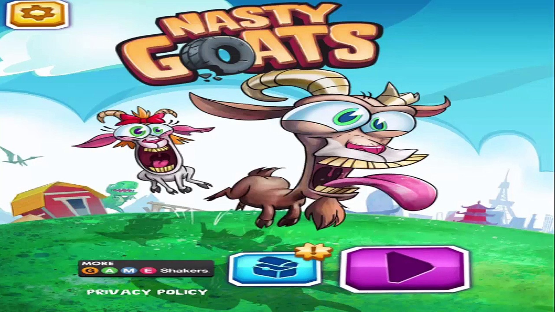 Fun Goat App For Kids - Travel, Run, Hide From The Farmer- Nasty Goats - A  Game Shakers Apps