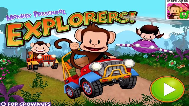 Learn Colors Numbers & Letters with Monkey Preschool Explorers - Educational App for Kids