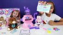 Fluffimals Fluffy Factory Machine DIY Make Your Own Teddy Bear & Bunny