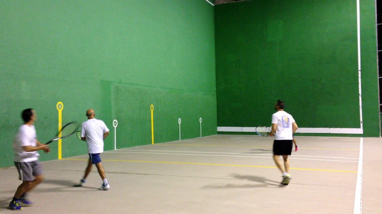 Frontenis open de Rivas Mario y Oscar vs Ricardo y Dani