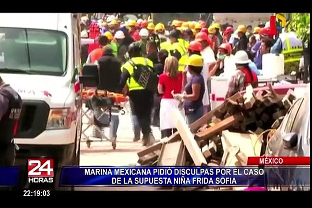 Terremoto en México: La Marina pidió disculpas por el caso de la supuesta niña Frida Sofía