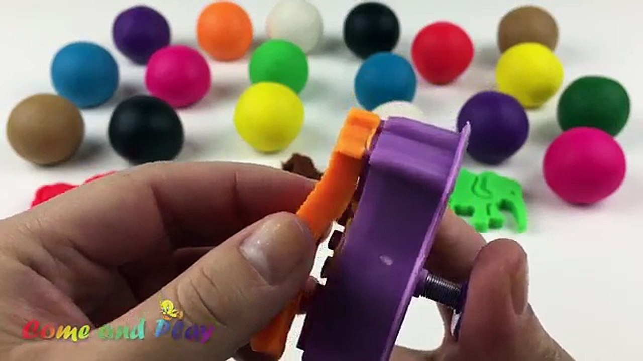 Et animaux des balles Créatif pâte pour amusement amusement enfants moules jouer thème sauvage avec