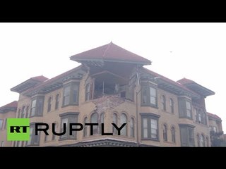 Tải video: California earthquake aftermath: Buildings destroyed, over 100 injured