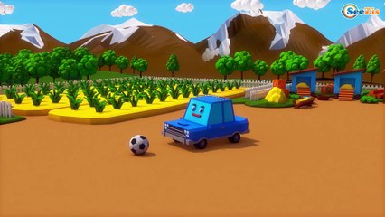 Bad Kids Cars Learn Colors with Fire Truck for Children, Baby Play Little Cars & Trucks Cartoons