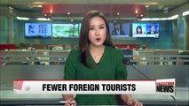 Foreign tourists visiting S. Korea drop for six consecutive months