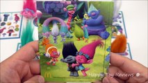 2016 McDONALDS DREAMWORKS TROLLS MOVIE HAPPY MEAL TOYS COMPLETE SET 6 KIDS COLLECTION UNBOXING US