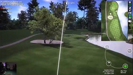 Skytrak with Perfect golf 16th + 17th TPC Sawgrass