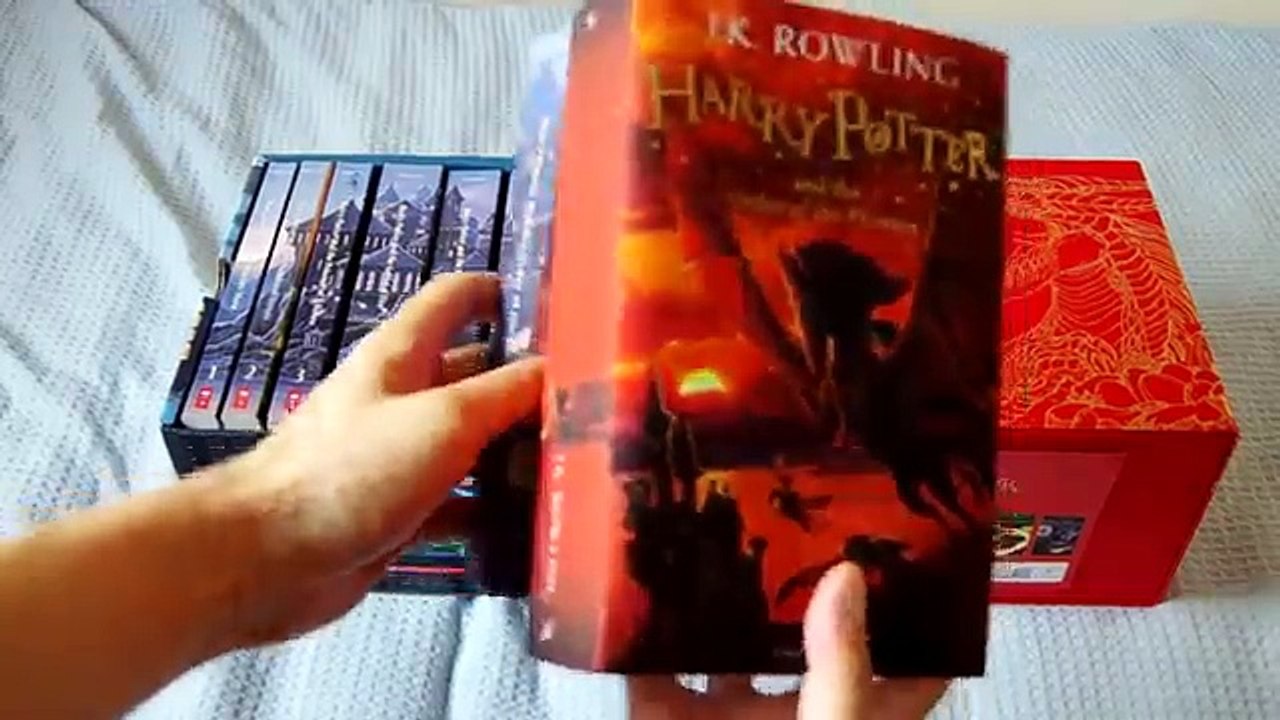 Harry Potter Hardcover Box Set UK new jackets by Jonny Duddle / Bloomsbury
