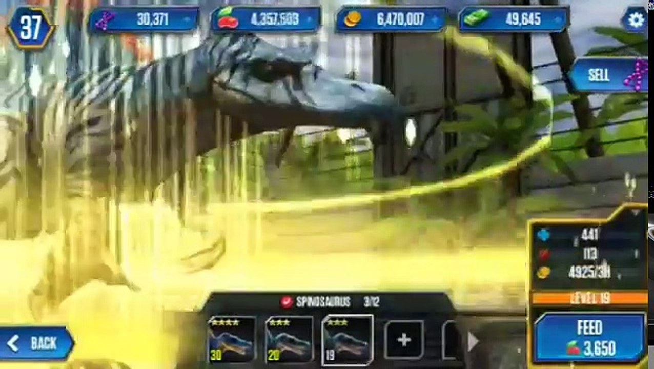 SPINOSAURUS LEVEL 40 - Jurassic World The Game