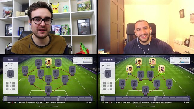 FIFA 18 SQUAD BUILDER SHOWDOWN!!! STRIKER PSG MBAPPE!!! Kylian Mbappe Squad Duel