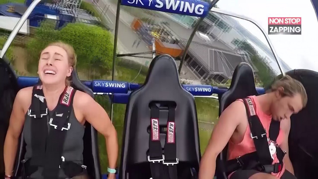 Un homme s'évanouit à plusieurs reprises sur un manège à sensations fortes (vidéo)