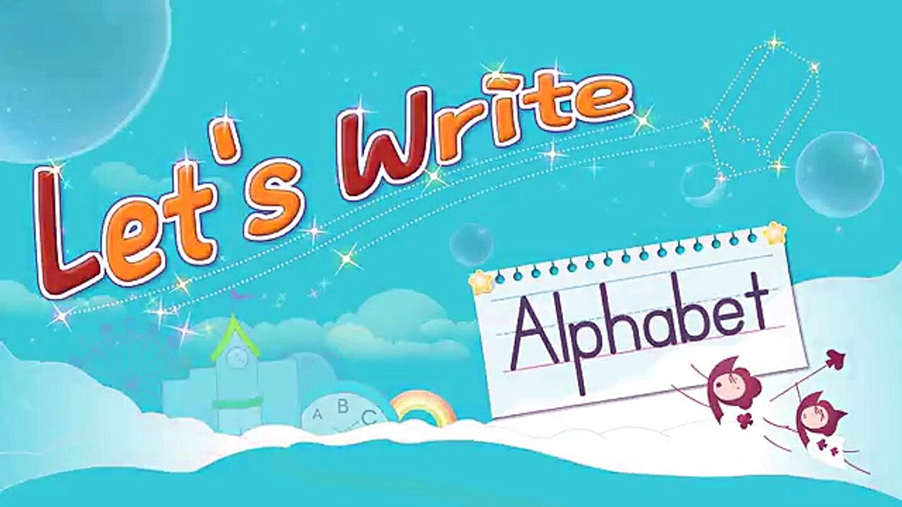 Lets Write - Alphabet A to Z - How to Write abc for kids