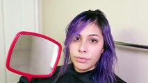 How I dye my hair purple & blue ♥ DIY