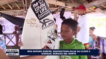 SPORTS BALITA: Mga batang surfer, nagpakitang-gilas sa Cloud 9 Siargao, Surigao Del Norte