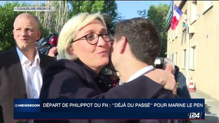 Pour Marine Le Pen, le départ de Florian Philippot du FN est "déjà du passé"