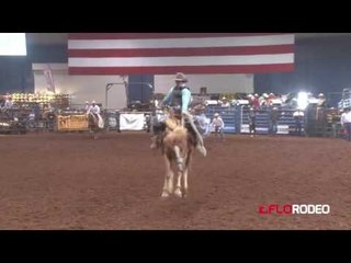 Dylan Scofield 75 saddle bronc at National Little Britches Finals 2017