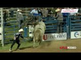 83.5 bull ride Stetson Wright at 2017 International Finals Youth Rodeo