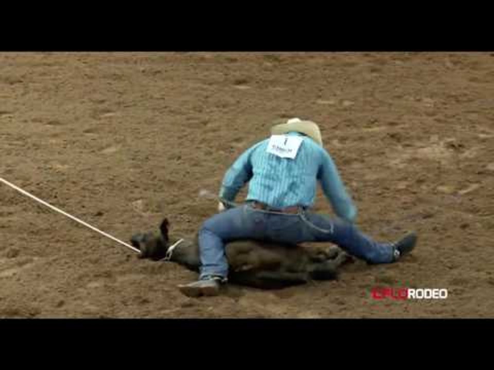 Tie-down Roping at the American Junior Rodeo Association