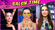 Sana Khan Gives Us HAIR CARE And STYLING Tips | Salon Time | TellyMasala
