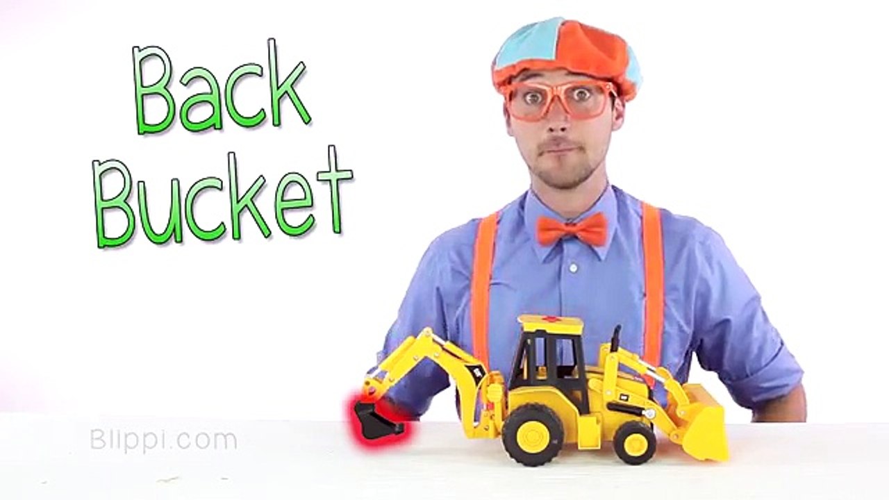 Backhoe for Children Blippi Toys fun Construction Vehicles Vidéo Dailymotion