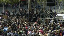 Rassemblement de la France insoumise: vives tensions place de la République à Paris