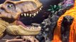 INDOMINUS REX VS T-REX - JURASSIC WORLD FINAL BATTLE for kids - Velociraptor and Mosasaurus