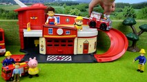 Fireman sam s peppa pig crash Kids videos fire engine animation WOW