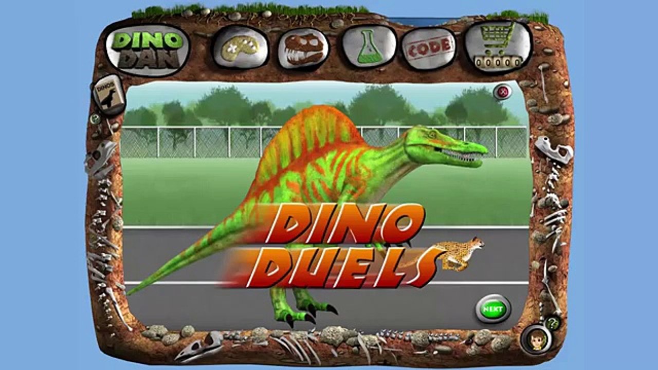 DINO DAN : DINO DUELS #75 - Spinosaurus VS. Snail