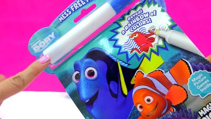 Magic Imagine Ink Rainbow Color Pen Surprise Picture Books of Disney Frozen, Finding Dory + More