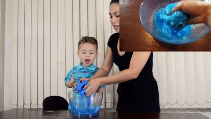 Como fazer AMOEBA CASEIRA SLIME & OOZE ! LODO Easy experiment how to make Slime