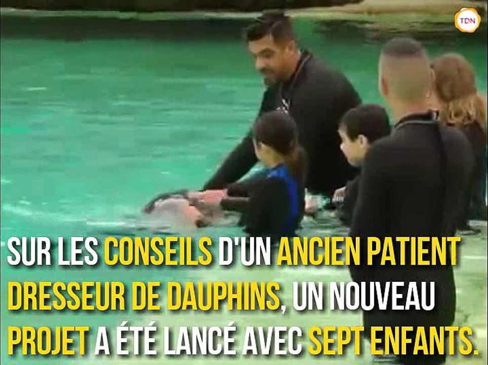 Cet hôpital a permis aux enfants malade de nager avec les dauphins !