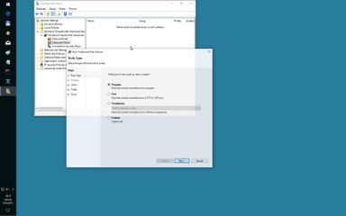 Securing home computer with firewall rules