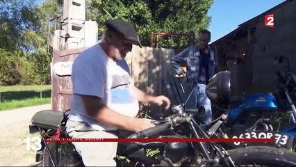 À la rencontre de "Pépé", collectionneur passionné de motos
