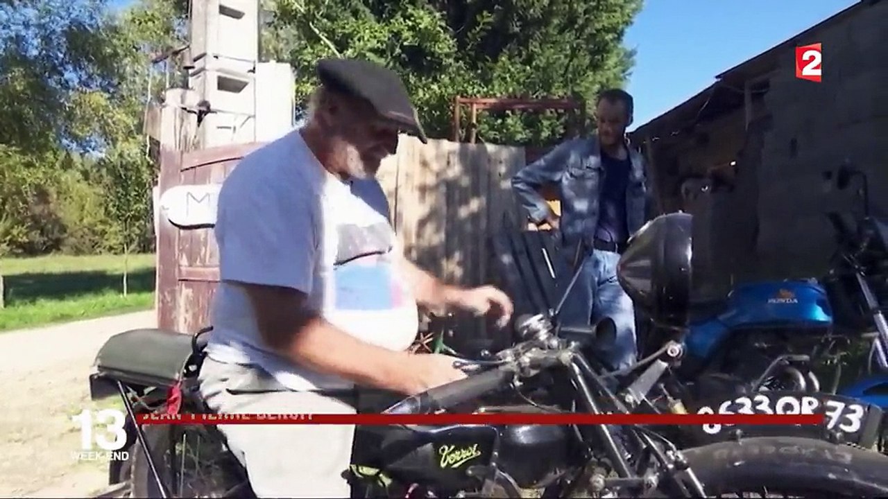À la rencontre de "Pépé", collectionneur passionné de motos