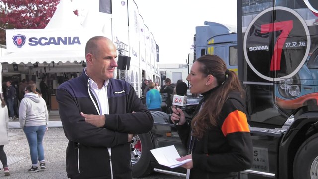 24 Heures Camions 2017 - Entrevue chez Scania