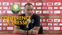Conférence de presse Nîmes Olympique - Chamois Niortais (1-5) : Bernard BLAQUART (NIMES) - Denis RENAUD (CNFC) - 2017/2018
