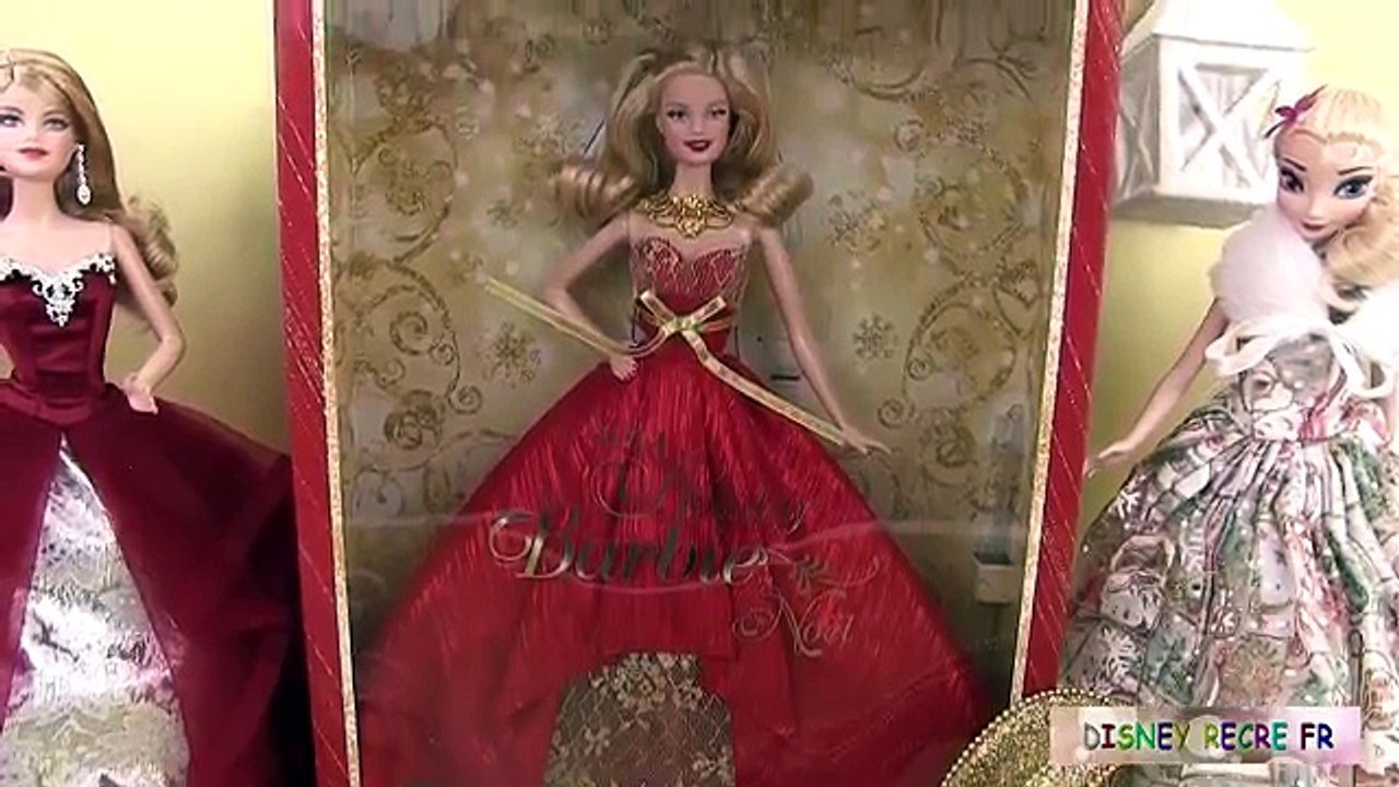 Poupée Barbie Merveilleux Noël new Robes de Princesses Disney Fashion Dresses Frozen