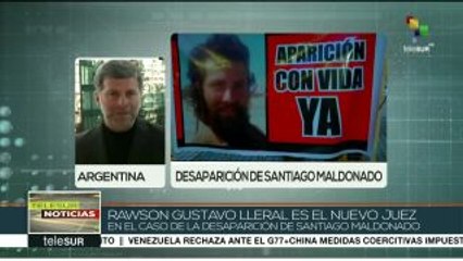 Apartan a juez Otranto del caso Santiago Maldonado en Argentina