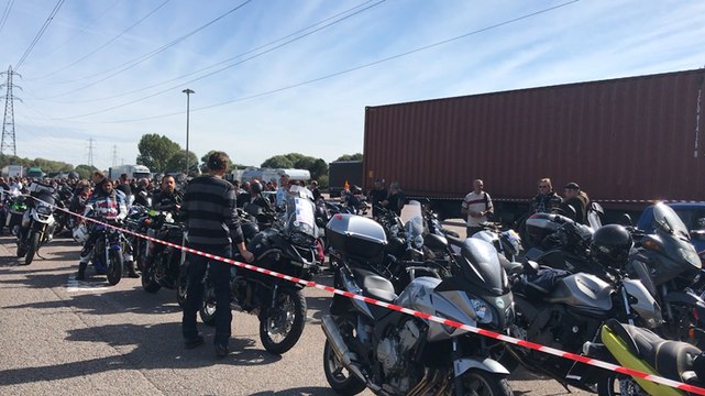 Des centaines de motards normands mobilisés