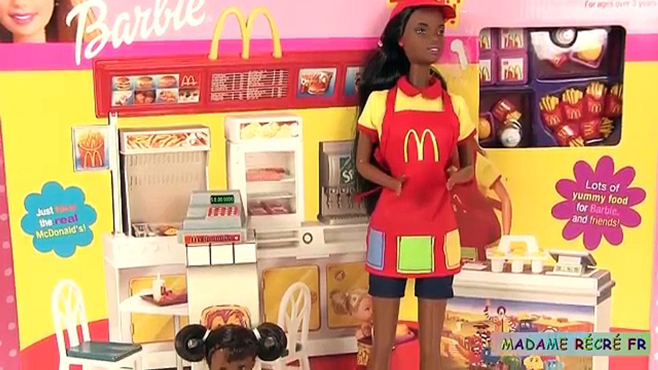 Barbie Jouets Restaurant McDonalds Accessoires Poupées McDo