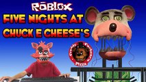 Five Nights at Freddys at Chuck E Cheese Jayden plays ROBLOX Game FNAF CEC