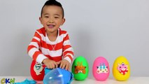 Yo-Kai Watch Toys Play-Doh Surprise Eggs Opening Fun With Ckn Toys huevos sorpresa